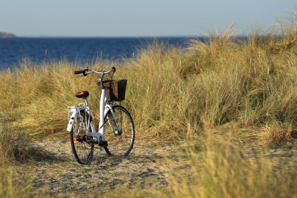 Location vélo homme et femme sur l'Ile-de-Ré