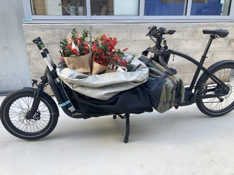 Location vélo cargo utilitaire Douze Cycles - Biporteur électrique