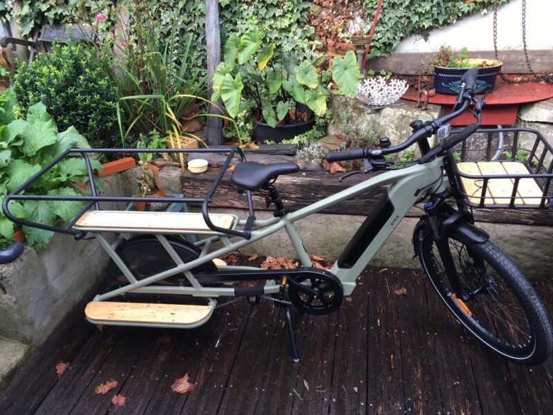 vélo cargo Longtail électrique