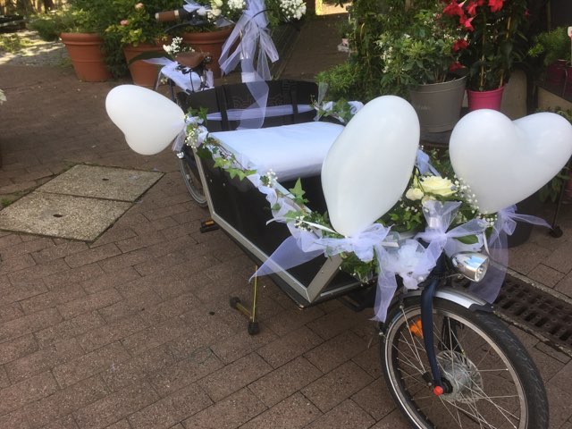 Vélo cargo mariage cargo bike électrique