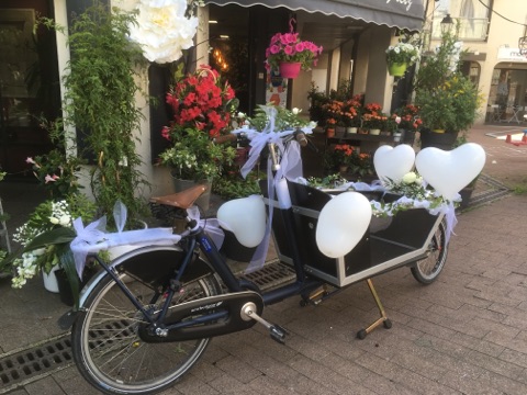 Vélo cargo mariage cargo bike électrique