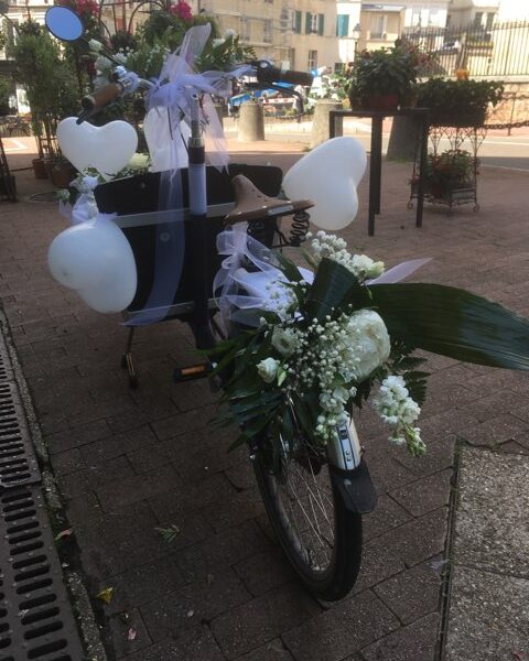 Vélo cargo mariage cargo bike électrique