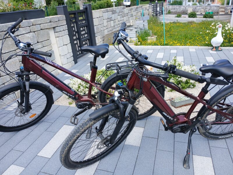 Location 2 vélos électriques VTC