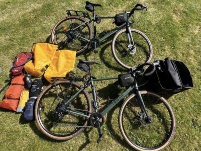 Gravel Décathlon GRVL 120 à louer (Paris – équipé bikepacking)