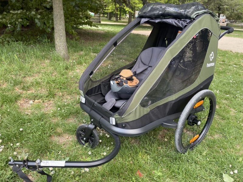 Remorque HAMAX IXPLORER + siège bébé