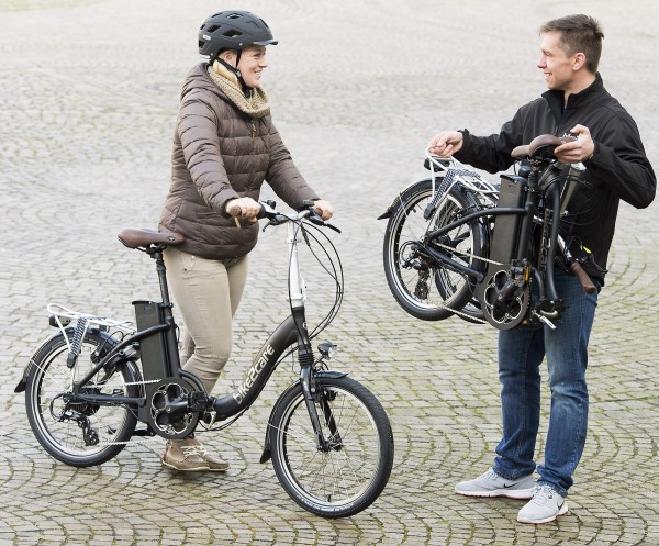 Vélo électrique pliant