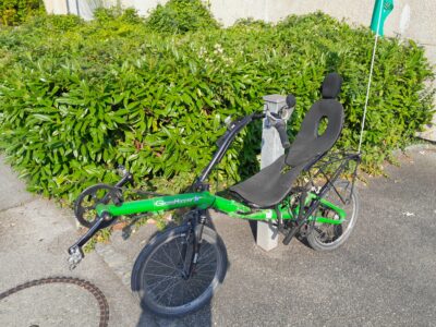 vélo couché pliable