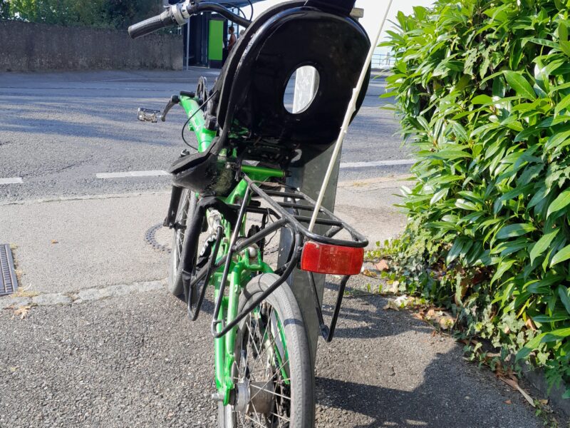 vélo couché pliable