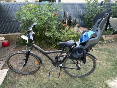 Vélo VTC décathlon avec ou sans siège enfant
